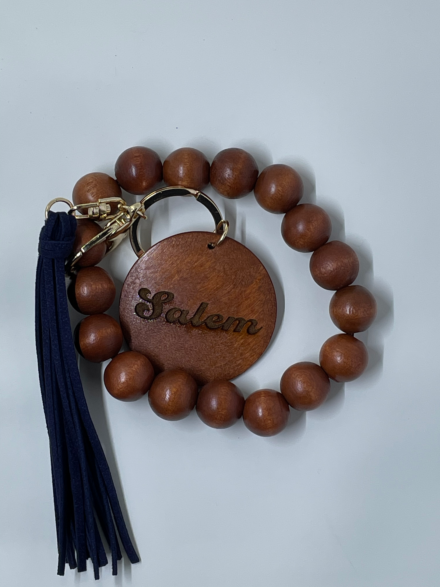 Wooden Bead Keychain / Bracelet