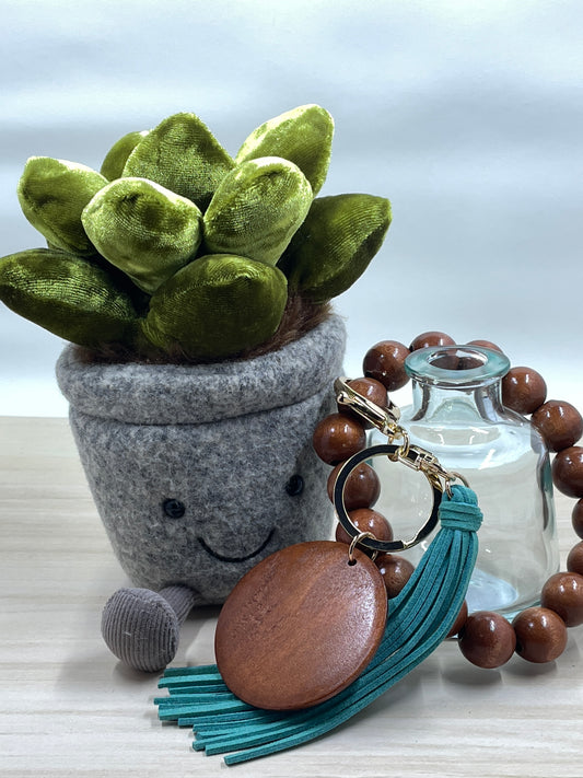 Wooden Bead Keychain / Bracelet